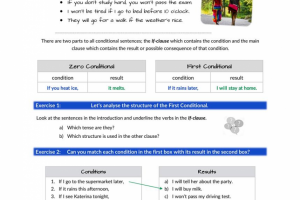 FIRST CONDITIONAL 10
